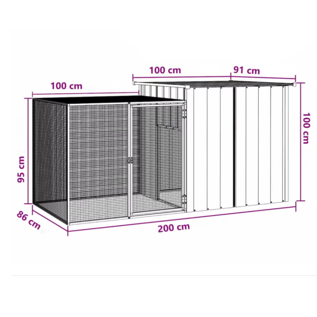 Poulailler cinq poules taille