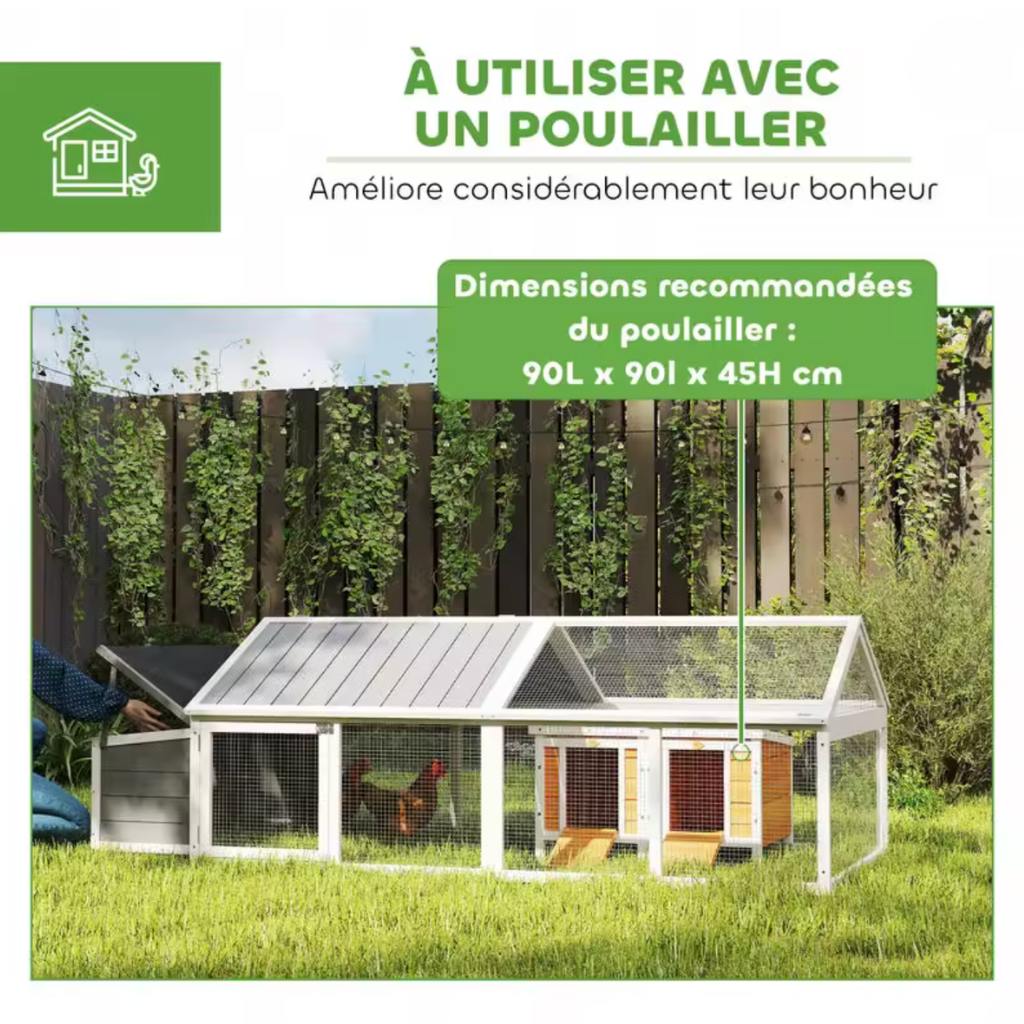 Poulailler gris 